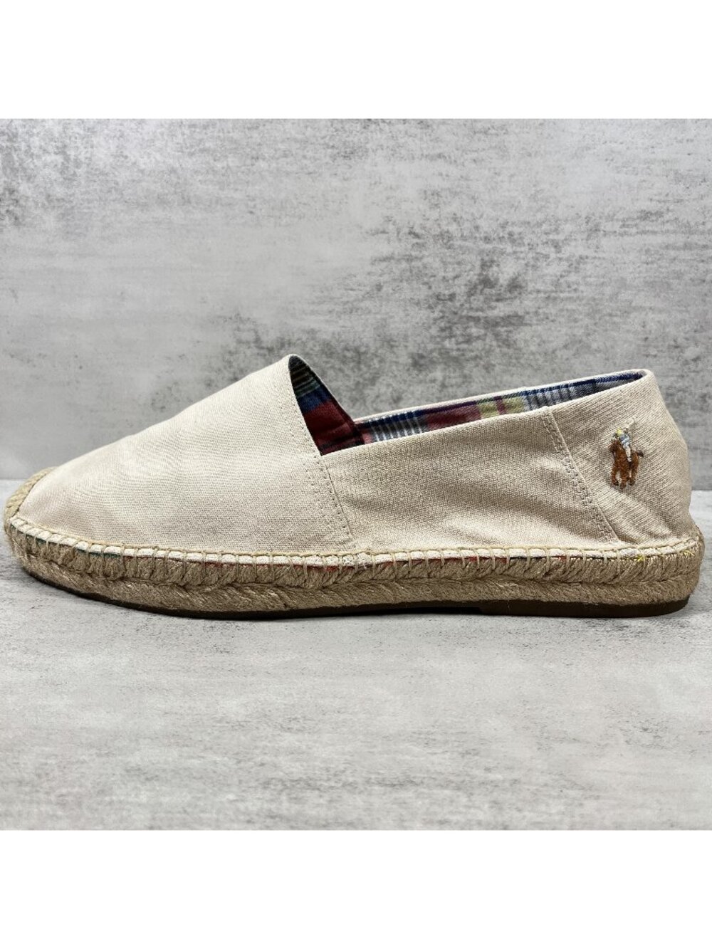Polo Ralph Lauren Cevio Slip-on Canvas  Espadrilles - Men's Size 10 - Beige